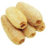 5 pieces of family pack of Natural Body Scrubber Loofah Sponges