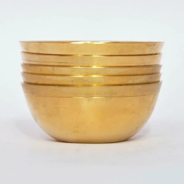 Katori set online pure brass handmade antique finish puja thali festival gifting set of 5