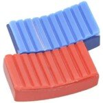 Ceramic ear nose throat massager red blue magnetic poles acupressure device for sinus cold cough relief therapy