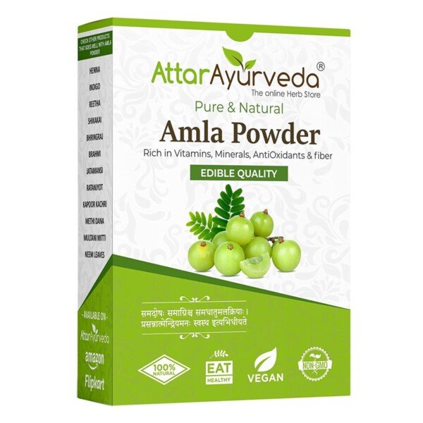 Amla powder for hair growth 250g pure Indian Gooseberry vitamin C for skin immunity and eating
