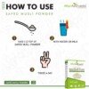 Safed musli powder mixed with milk daily adaptogen for men and women energy and wellness