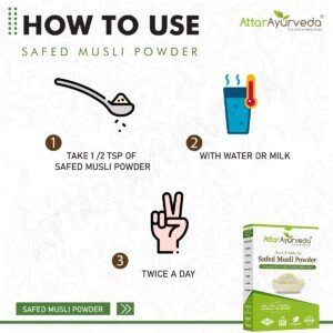 Attar Ayurveda Safed Musli Powder12345