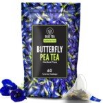 BLUE TEA-Dried Butterfly Pea Flower-60 Pyramid Tea Bags