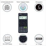 Casio FX-82ES Plus 2nd Edition - Non-Programmable Scientific Calculator, 252 Functions1