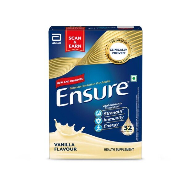 Whey protein powder price leader – Ensure 375g Balanced Nutrition Drink in Vanilla and Chocolate flavours with HMB