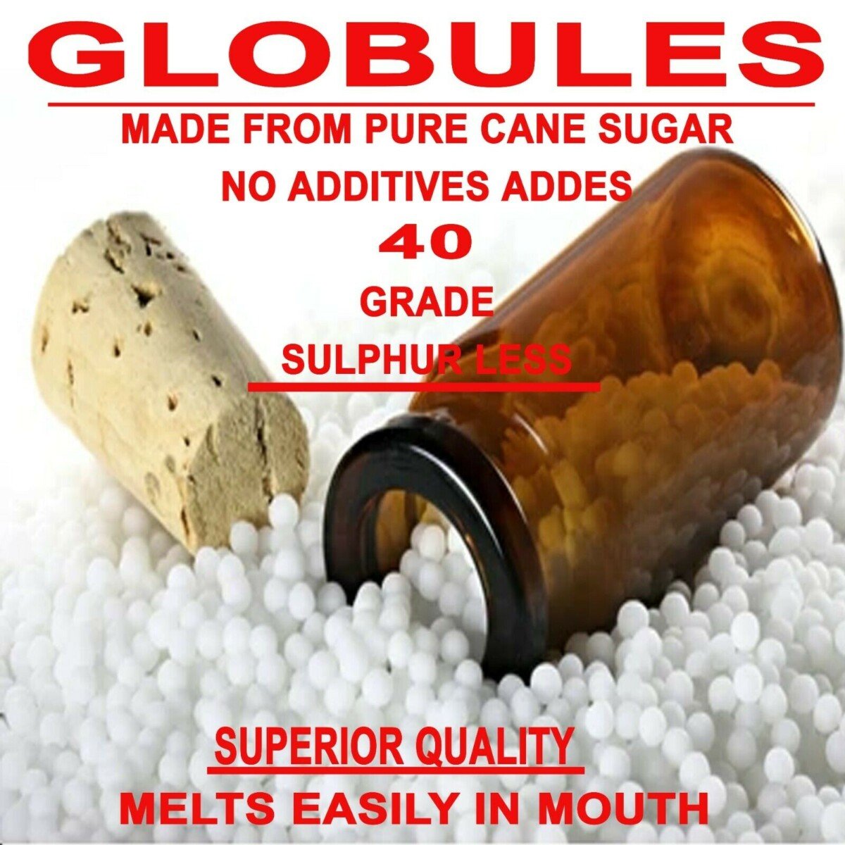 Homeopathic Sugar Globules123