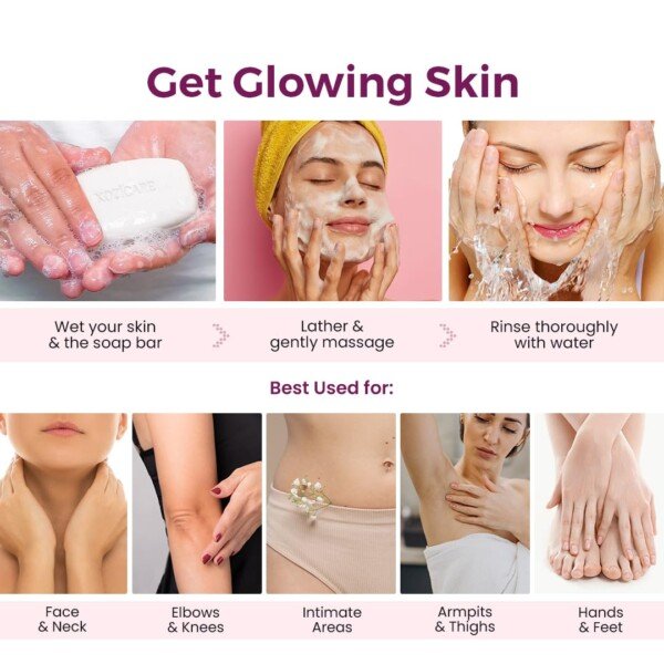 Kozicare Kojic Acid, Vitamin E, Arbutin Skin Whitening Soap, 75g (Pack of 3)12