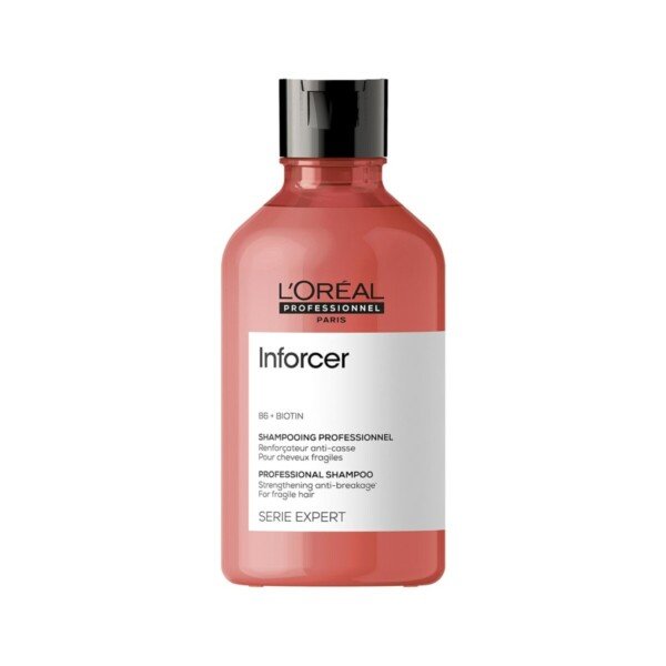 Hair breakage shampoo LOreal Professionnel Inforcer 300ml with Biotin Vitamin B6 for weak brittle hair