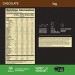 Optimum Nutrition (ON) Serious Mass High Protein High Calorie Weight Gainer Powder - 1 kg (Chocolate)12345