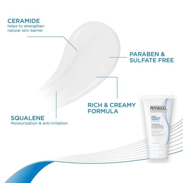 PHYSIOGEL HYPOALLERGENIC DAILY MOISTURE THERAPY CRAM 75 GM1
