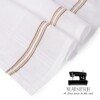 Premium White Handkerchiefs Hanky For Men, Pack of 12,100% Cotton, XXL King Size123