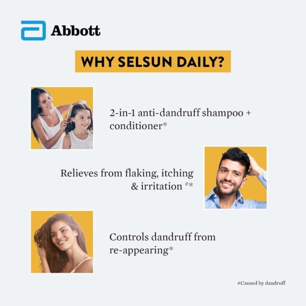 Selsun Daily Anti-Dandruff Shampoo for Dry Scalp 120 ml1