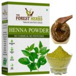 Henna powder for hair color The Forest Herbs 200gm ammonia-free 7 herbals growth conditioning natural