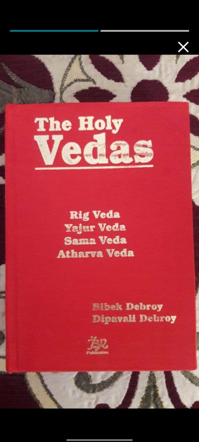 The Holy Vedas Rig Veda, Yajur Veda, Sama Veda and Atharva Veda Hardcover – 1 January 20111