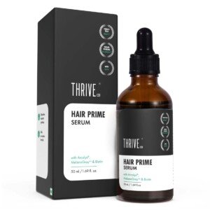 Anti grey hair serum TThriveCo 50ml with Arcolys Biotin Melanogray for men and women hair and beard