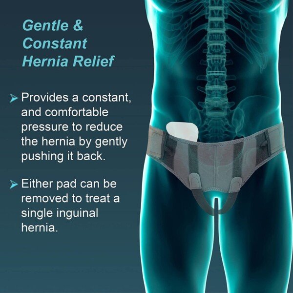 Tynor Hernia Belt, Grey, Small, 1 Unit12