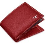 URBAN FOREST Charlie Red Leather Wallet for Men