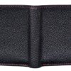 URBAN FOREST Kyle RFID Blocking Black Red Leather Wallet for Men.123