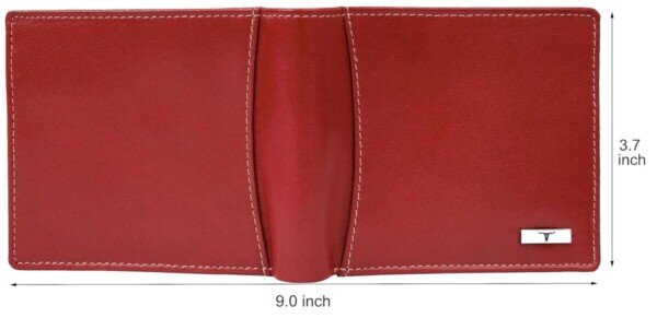 URBAN FOREST Oliver Aniline Red Leather Wallet for Men1