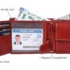 URBAN FOREST Oliver Aniline Red Leather Wallet for Men1234