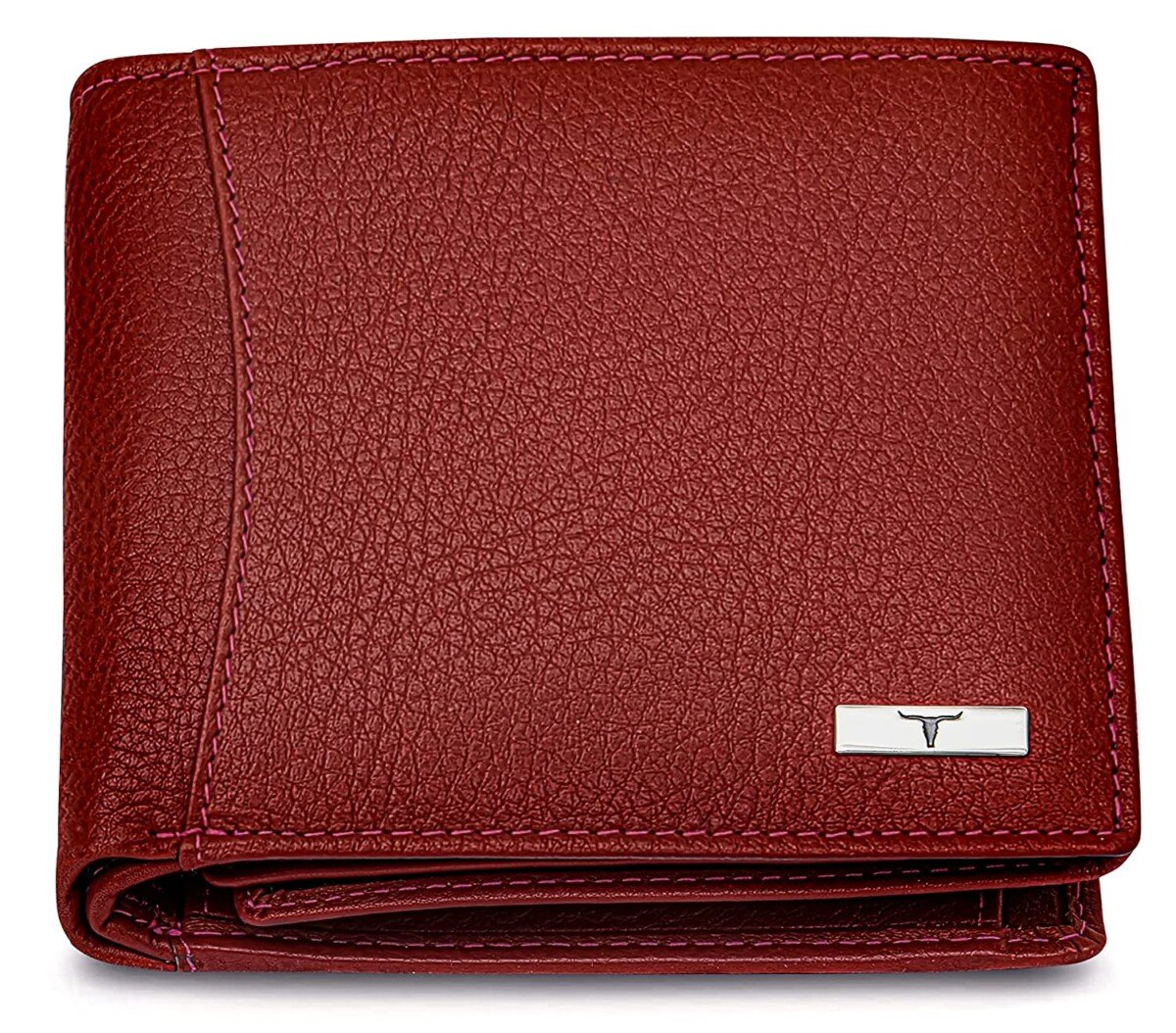 Urban Forest Oliver Red RFID Blocking Leather Wallet for Men