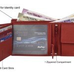 Urban Forest Oliver Red RFID Blocking Leather Wallet for Men123