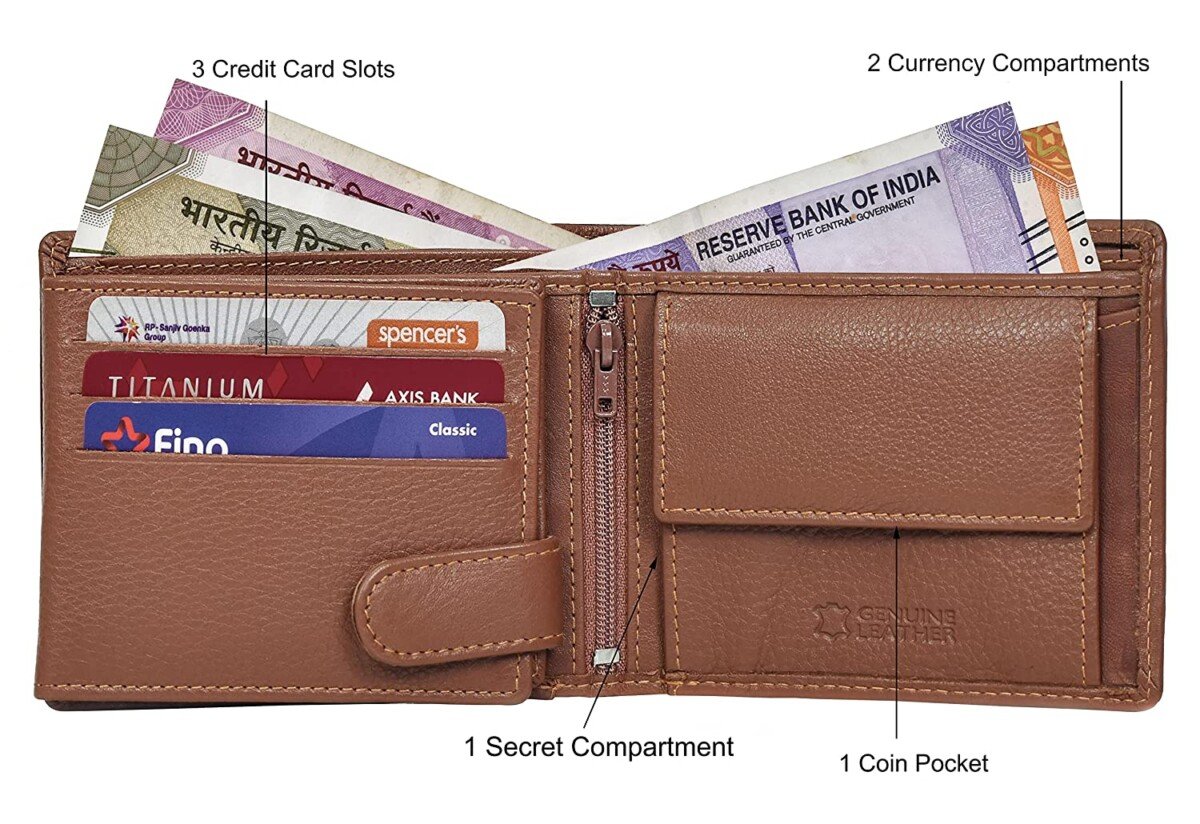 Urban Forest Oliver Redwood RFID Blocking Leather Wallet1