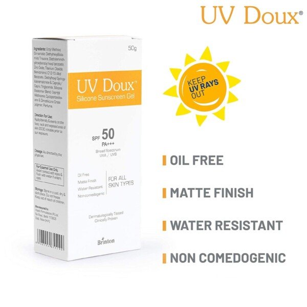 UvDoux Face & Body Sunscreen gel with SPF 5012