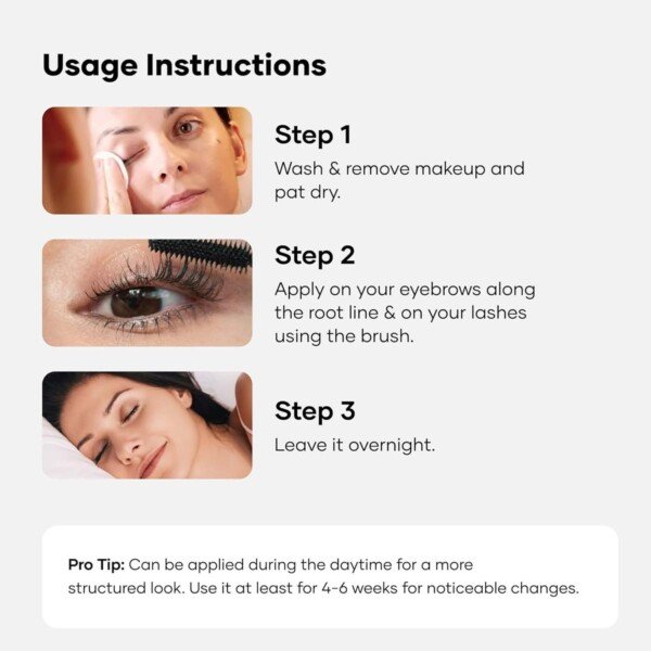 Cureskin Eye Brow & Eye Lash Oil 7ml Pack of 2 Growth Serum Nourishes Strengthen123