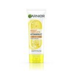 Vitamin C face wash Garnier 100gm pack of 2 bottles with serum formula brightening tan removal for radiant complexion