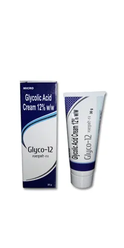 Glycolic acid cream for melasma 12 percent professional formula sample size anti-aging wrinkle treatment