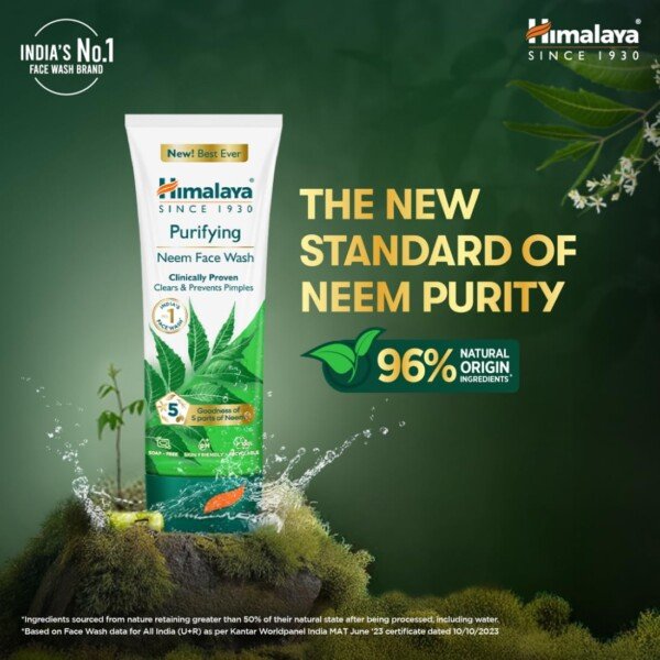 HIMALAYA PURIFYING NEEM FACE WASH 150ML12