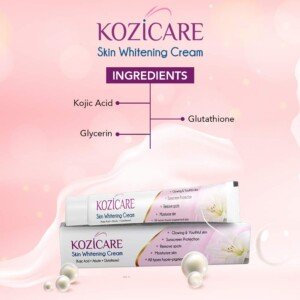 Kozicare Kojic Acid, Arbutin, Glutathione Skin Whitening & Lightening Cream,15g (Pack of 4)1