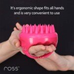 Ross Hair Scalp Massager Shampoo Brush with Soft Silicone Bristles, Anti Dandruff, Exfoliating with Scalp 3