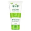 Moisturizing face wash Simple Kind 150ml bottle soap-free formula with Vitamin E Pro-Vitamin B5 for normal to dry skin