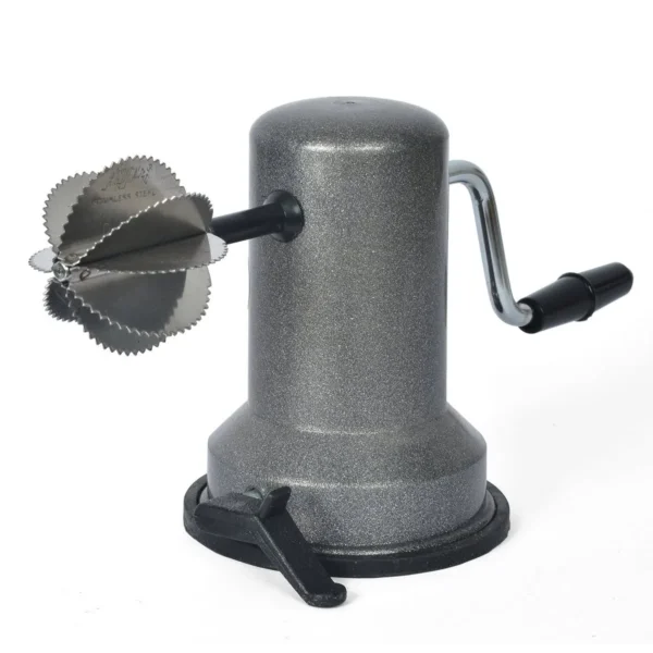 Coconut grater stainless steel vacuum base ergonomic handle rust resistant kitchen tool