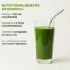 Buy moringa leaf powder 200g vibrant green drumstick leaf powder close-up showing fine texture