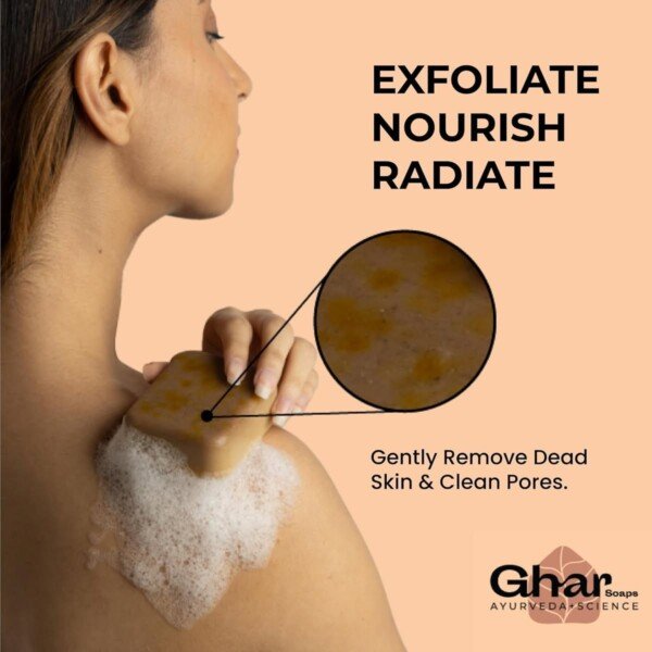 Ghar Soaps Sandalwood & Saffron Magic Soaps For Bath123