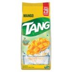 Mango drink 500gm Tang jar summer refresher vitamins A B C Iron no added sugar golden yellow
